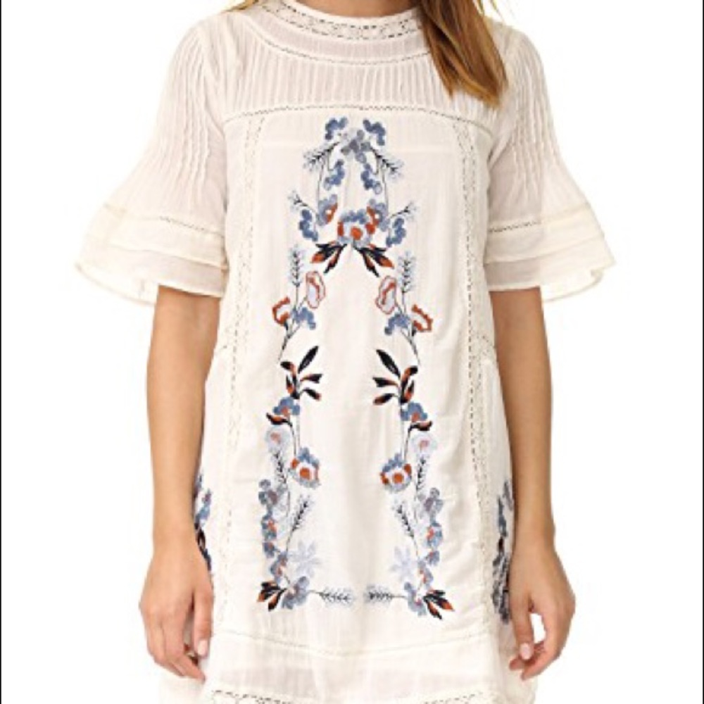 Free People perfectly victorian mini dress